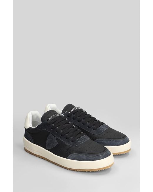 Philippe Model Black Nice Low Sneakers for men