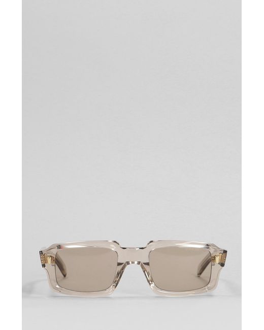 Cutler & Gross Gray 9495 Sunglasses In Transparent Acetate