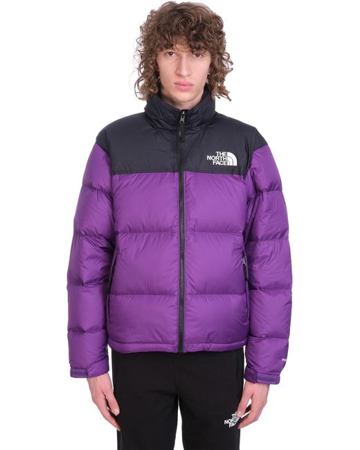 The North Face Synthetic Puffer In Viola Nylon in Purple for Men - Lyst