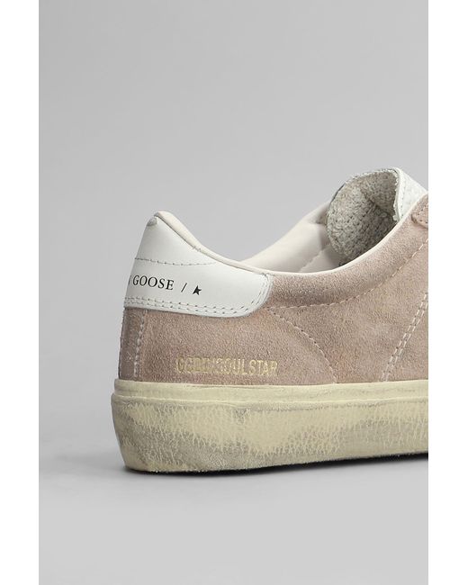 Sneakers Soul Star in Camoscio Rosa di Golden Goose Deluxe Brand in Pink