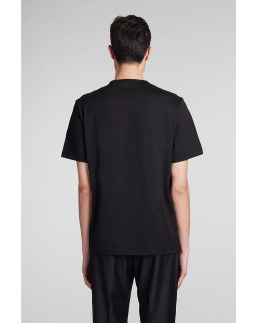 Theory T-shirt In Black Cotton for men