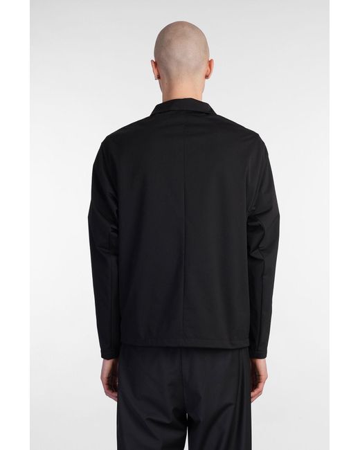 Attachment Casual Jacket In Black Polyester for men