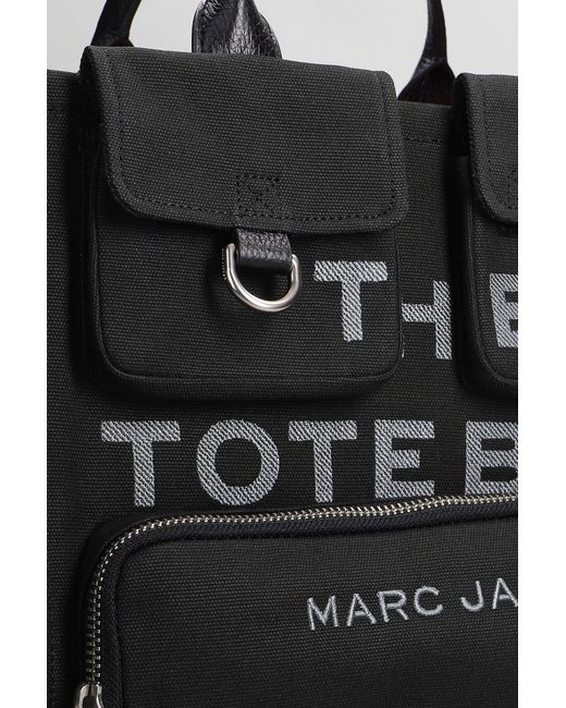 Marc Jacobs The Medium Tote Tote In Black Cotton