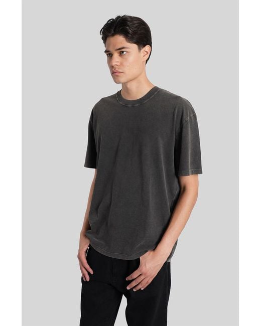AMISH Gray T-shirt In Grey Cotton for men