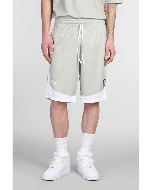 Ih Nom Uh Nit Gray Shorts In Green Polyester for men