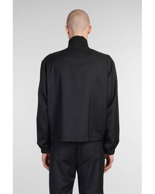 Giacca Casual in Lana Nera di Helmut Lang in Gray da Uomo