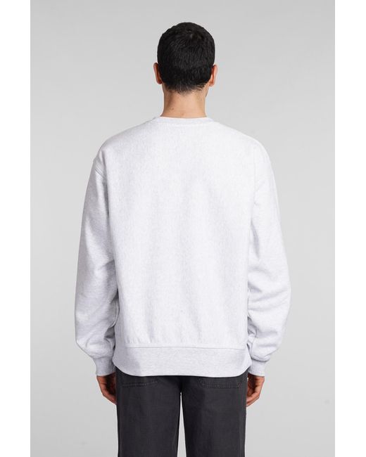 Stussy White Sweatshirt In Grey Cotton for men