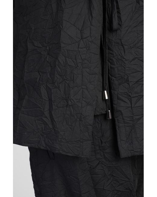 Blazer Jam in Cotone Nero di Holy Caftan in Gray