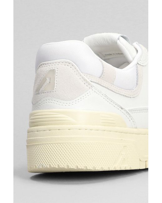 Autry White Clc Low Sneakers for men