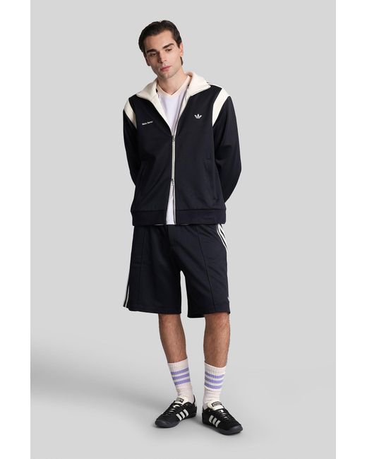 Adidas Twill Tt Sweatshirt In Blue Polyamide for men