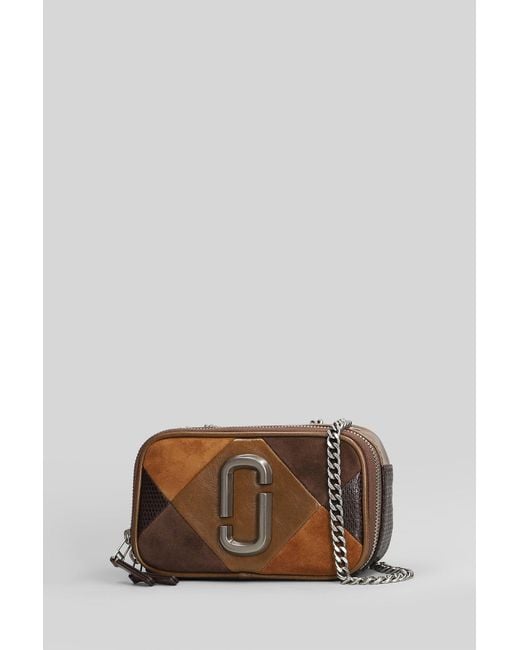 Marc Jacobs The Softshot Shoulder Bag In Brown Leather