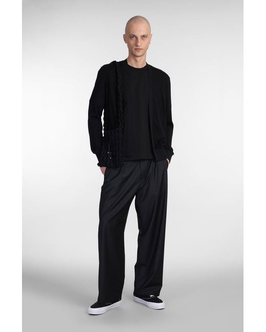 Attachment Pants In Black Polyester for men