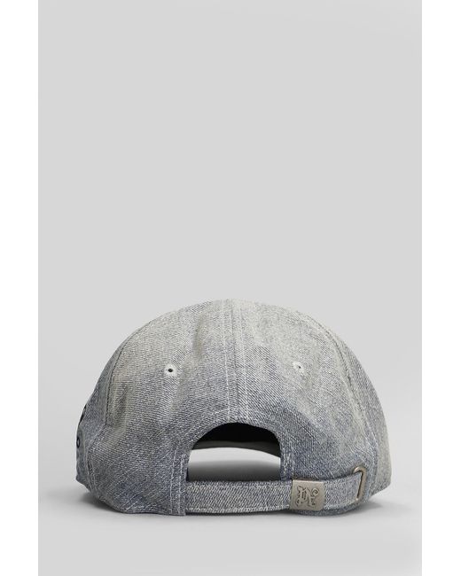 Palm Angels Gray Hats for men