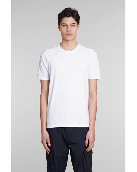 Aspesi T-shirt Ay28 T-shirt In White Cotton for men