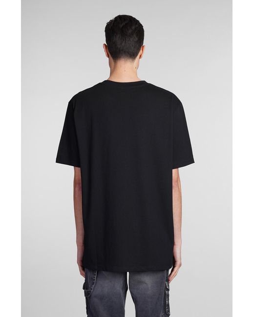 Balmain Black T-shirt In Cotton for men