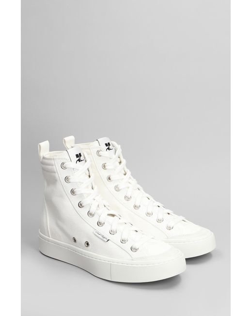 Sneakers in tessuto Bianco di Courreges in White da Uomo