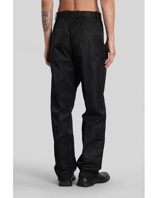 Pantalone in Poliammide Nera di Jil Sander in Black da Uomo