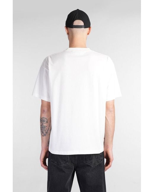 Represent White T-Shirt for men