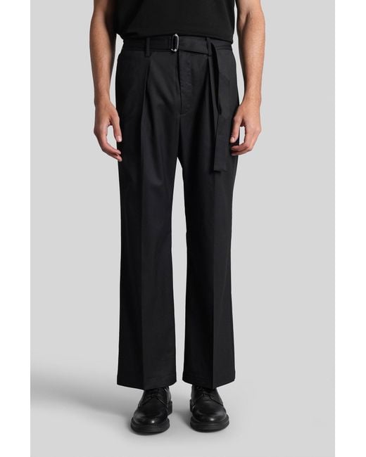 Attachment Pants In Black Polyester for men