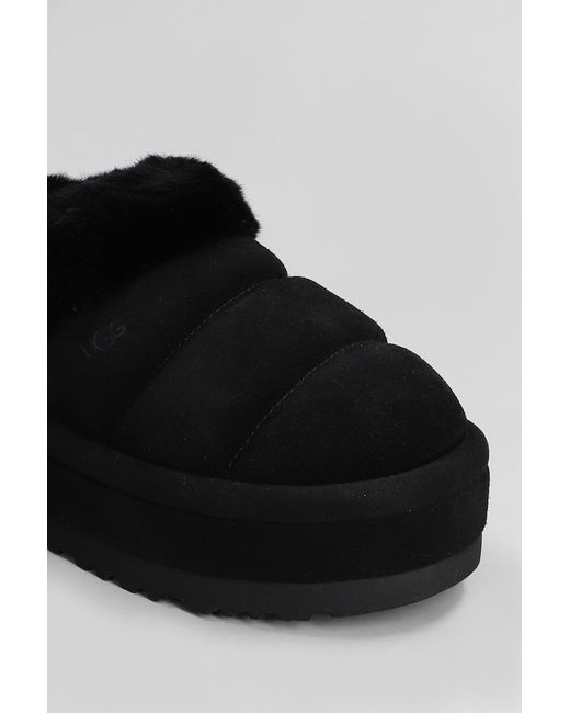 Ugg Tazzlita Slipper-mule In Black Suede