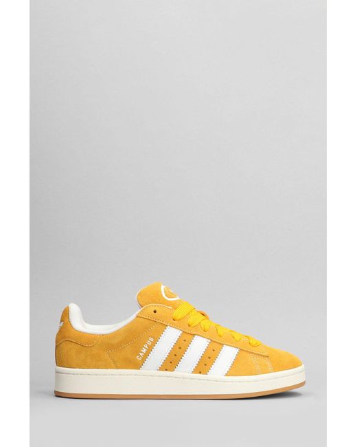 スニーカー adidas Campus 00s Yellow adidas Campus 00s Mens Yellow White Fashion Sneakers - 4.5