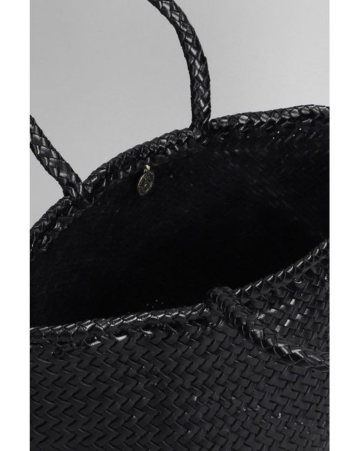 Dragon Diffusion Grace Basket Tote In Black Leather