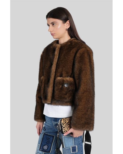 Marc Jacobs Brown Fur & Shearling
