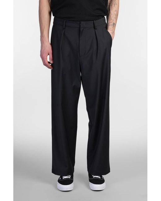 Attachment Pants In Black Polyester for men
