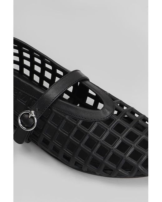 Ballerine Gwen 005 in Pelle Nera di 3Juin in Gray