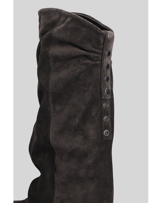 Ash Black Liam Low Heels Boots