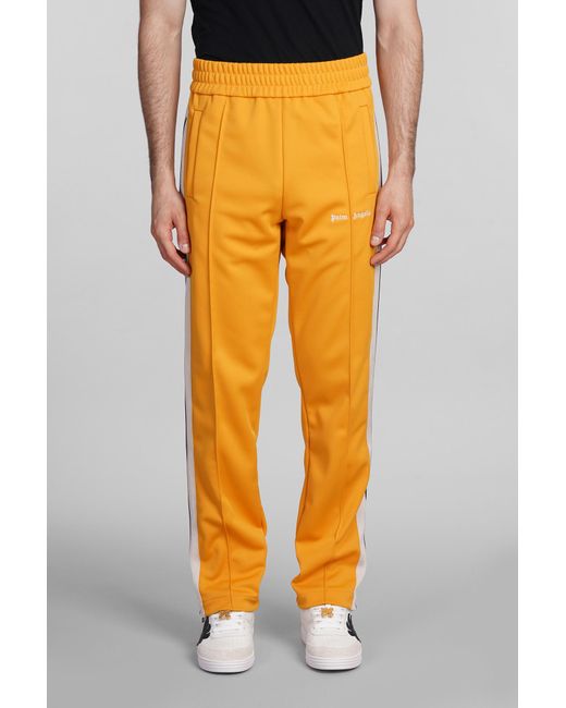 Palm Angels Pants In Orange Polyester for men