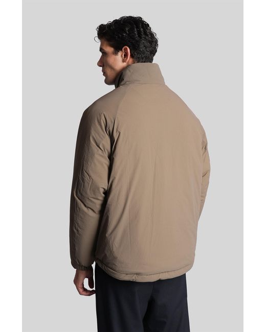 Attachment Brown Puffer In Camel Nylon for men