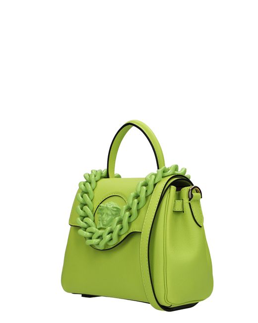 Womens La Medusa Bag  Versace La Medusa Large Handbag Green ~ Aniwaya Wood