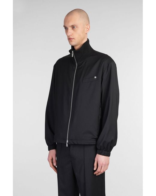 Giacca Casual in Lana Nera di Helmut Lang in Gray da Uomo
