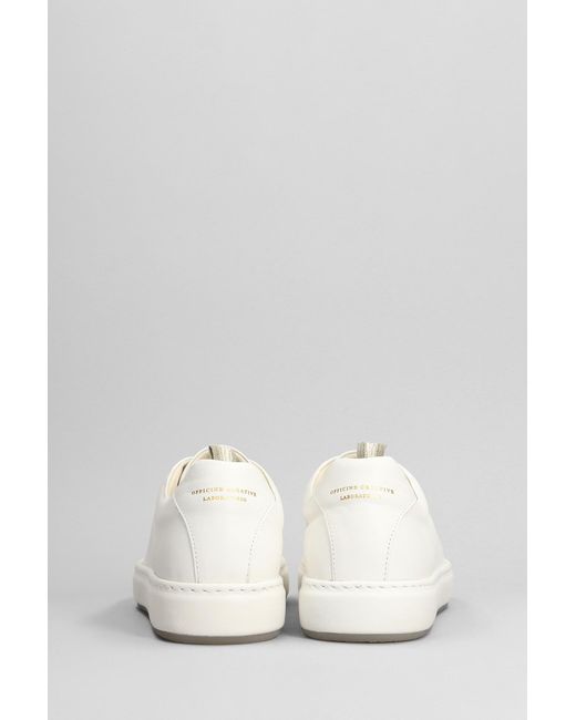 Officine Creative White Covered 001 Sneakers for men