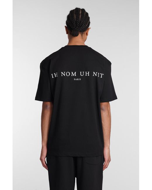 Ih Nom Uh Nit T-shirt In Black Cotton for men
