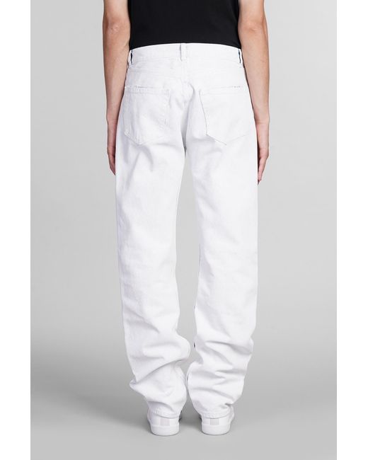Maison Margiela Jeans In White Denim for men