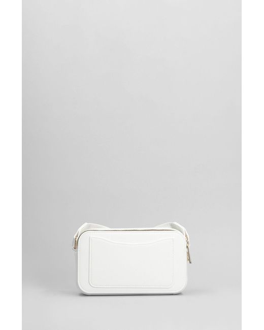 Marc Ellis Flat Marc Shoulder Bag In White Faux Leather
