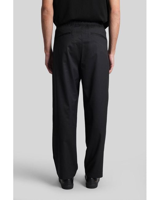 Attachment Pants In Black Polyester for men