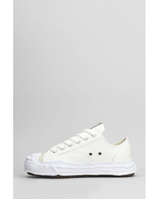 Maison Mihara Yasuhiro White Hank Low Sneakers for men