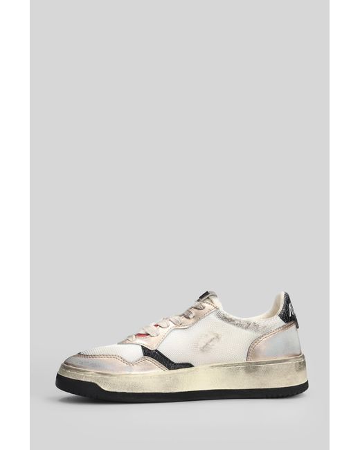 Autry White Sup Vint Low Sneakers