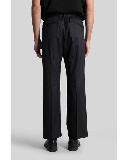 Attachment Pants In Black Polyester for men