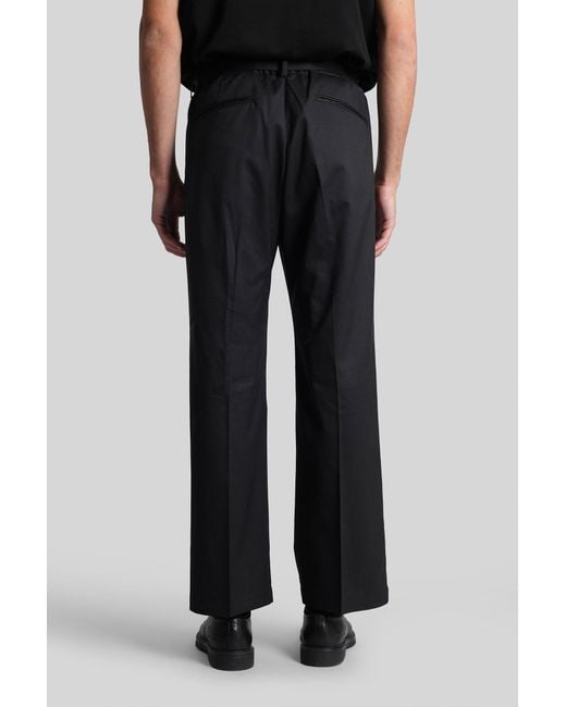 Attachment Pants In Black Polyester for men
