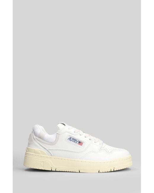 Autry White Clc Low Sneakers for men