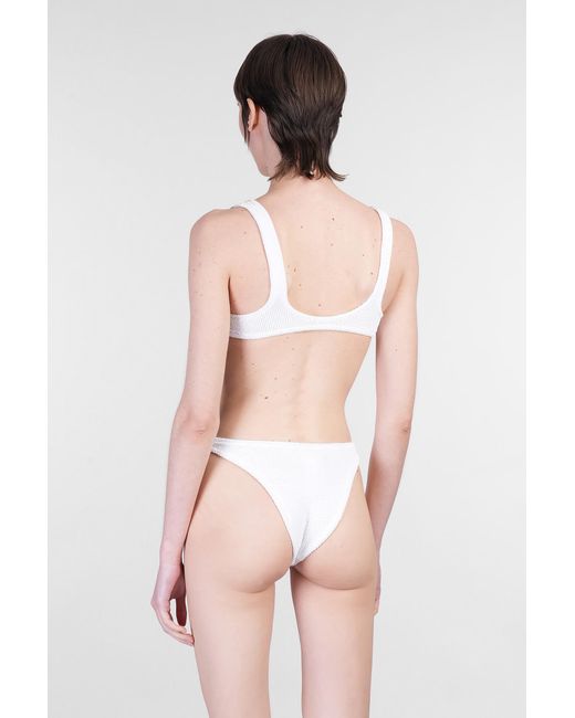 Beachwear Laurel w in Poliammide Bianca di Mc2 Saint Barth in Pink