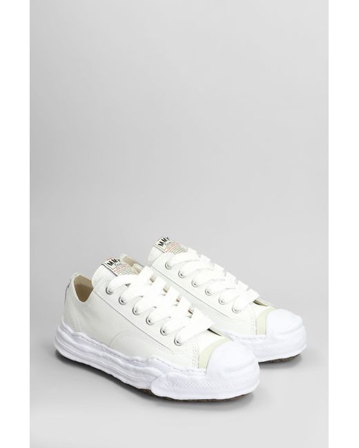 Maison Mihara Yasuhiro White Hank Low Sneakers for men