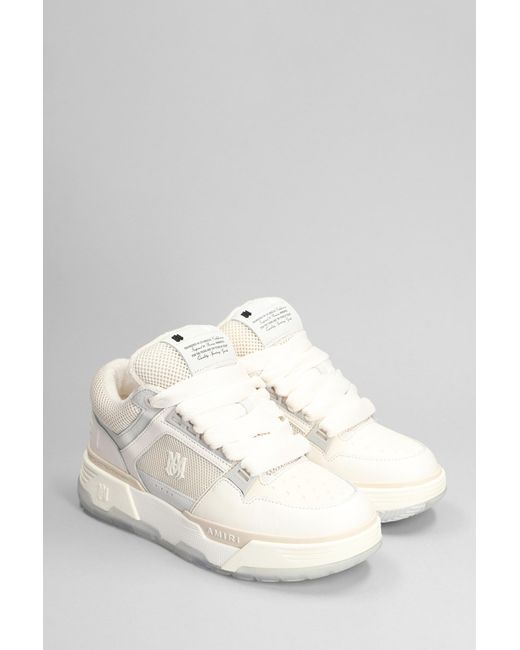 Sneakers Ma-1 in Pelle Bianca di Amiri in White da Uomo