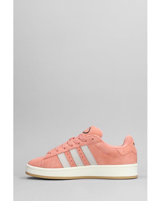 Sneakers Campus 00S in Camoscio Rosa di Adidas in Pink