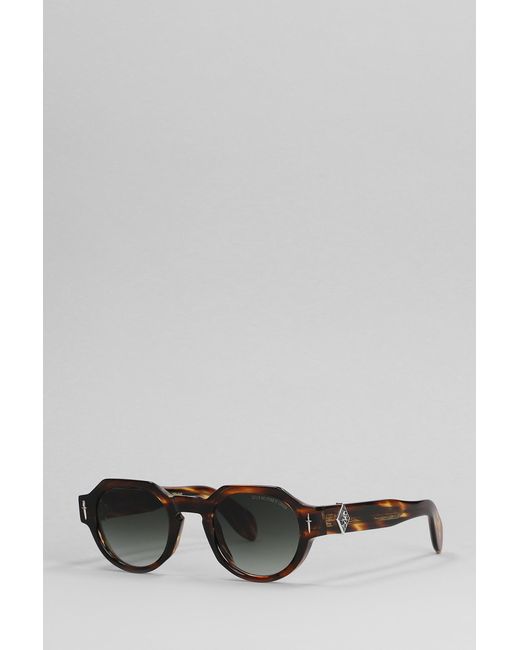 Cutler & Gross Gray The Great Frog Sunglasses In Brown Acetate