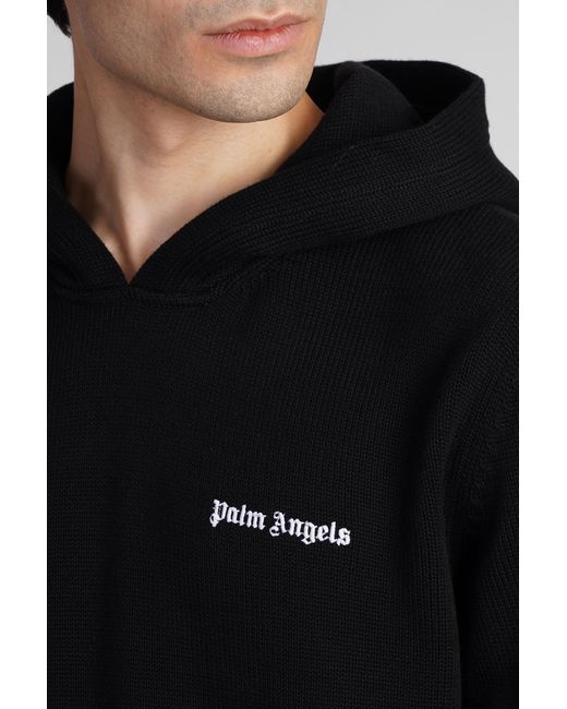 Palm Angels Sweatshirt In Black Cotton for men